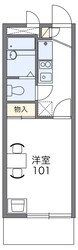 レオパレスツインハイツＢの物件間取画像